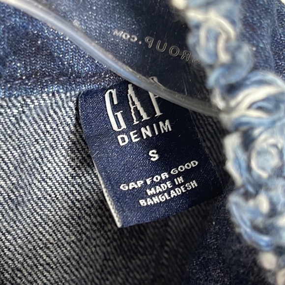 ❤️ GAP Denim Sleeveless Blouse Size S - Picture 4 of 4
